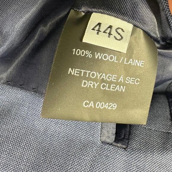 Peter Millar Men's Blue Two Button 100% Wool Blazer Size 44S New Without Tags - Picture 5 of 8